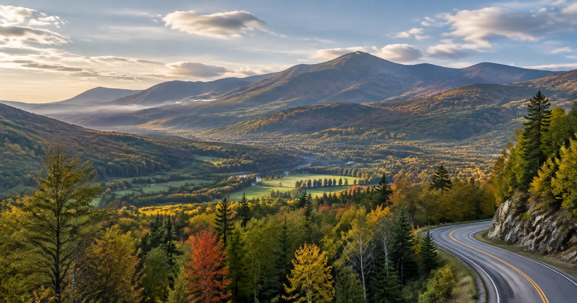 Green Mountains in Vermont